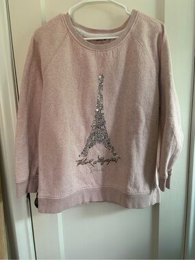 Vintage Karl Lagerfeld Rare Paris Eiffel Tower Sweatshirt Top